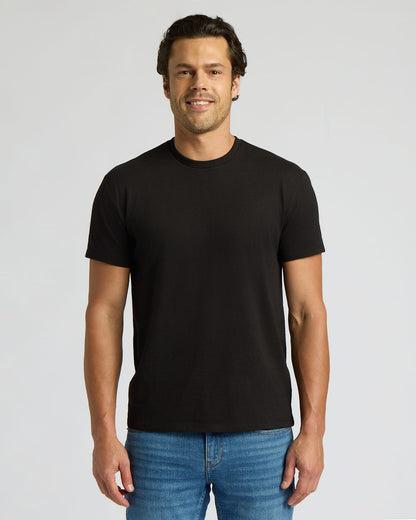 All Black Short Classic Crew Neck 6-Pack