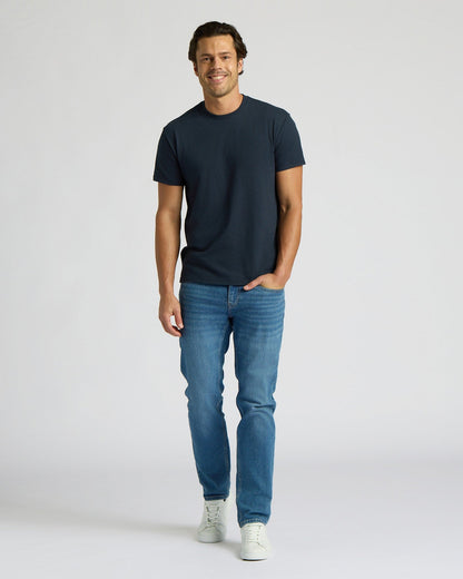 Navy Short Classic Crew Neck