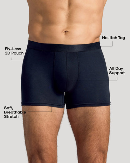 Black Boxer Trunks 12-Pack