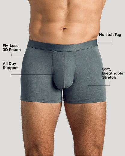 Carbon Boxer Trunks 12-Pack