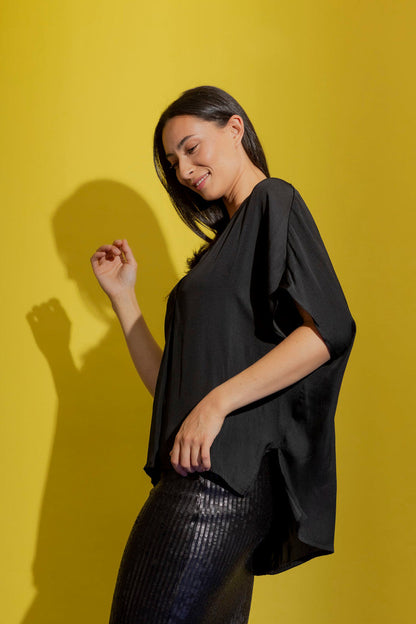 Black Bondi Top