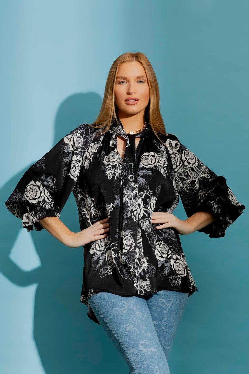Black Rose Victoria Blouse