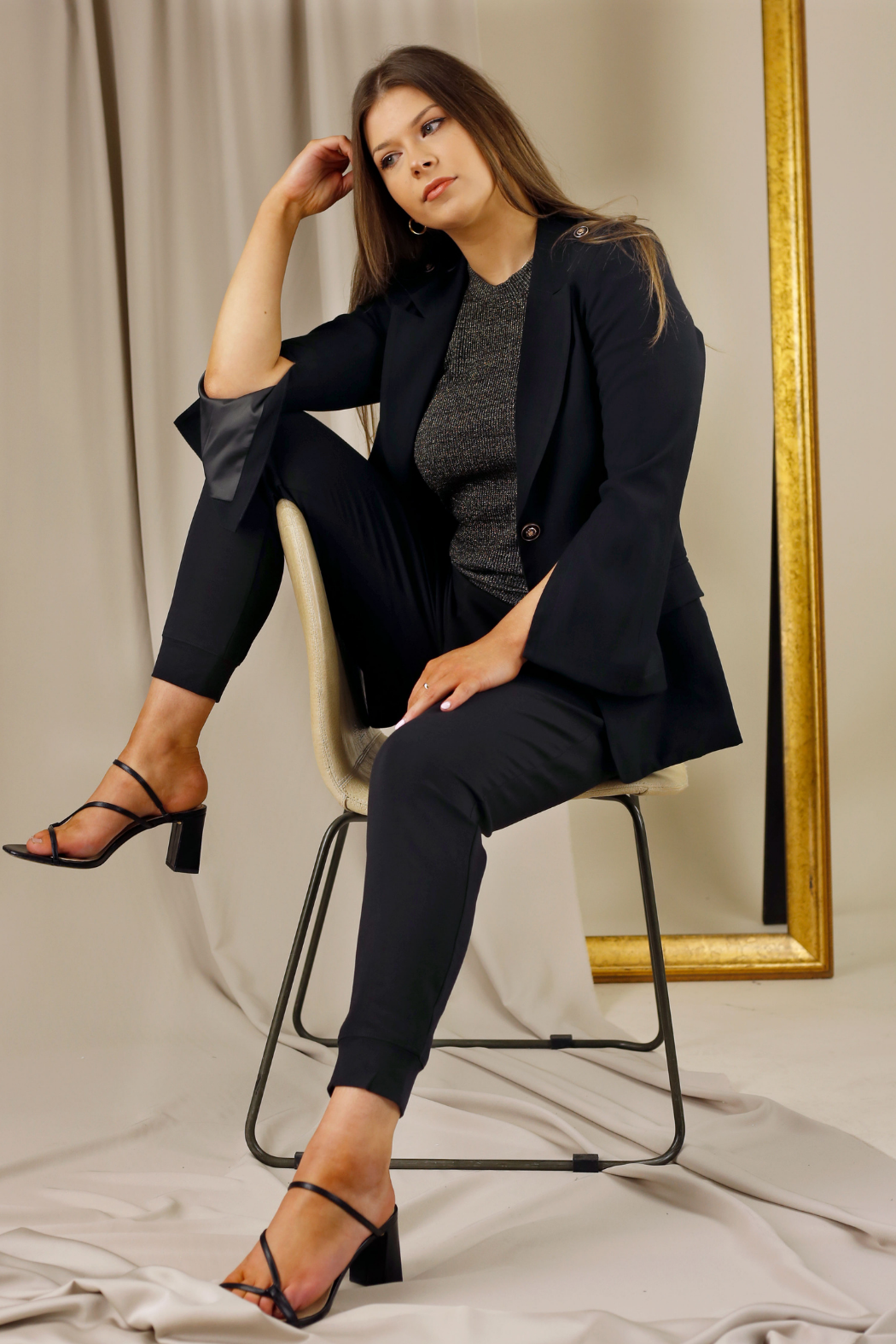 Black Nano Cotton Lounge Pant - SALE