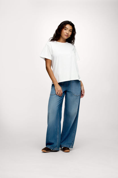 Vintage Cotton Everyday T-Shirt | White