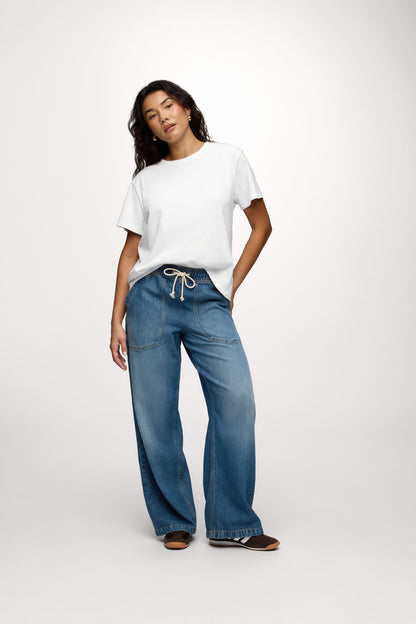 Vintage Cotton Everyday T-Shirt | White