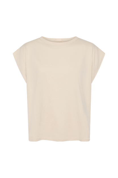Soft Cotton Muscle Tee | Bone