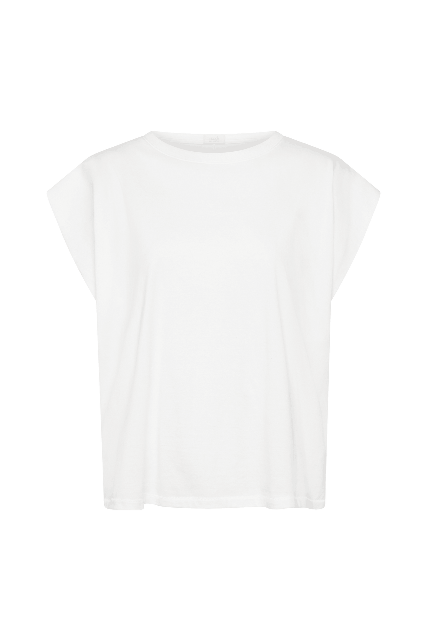 Soft Cotton Muscle Tee | White