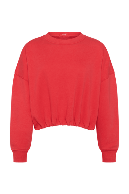 Vintage Fleece Cinch Waist Sweatshirt | Hibiscus