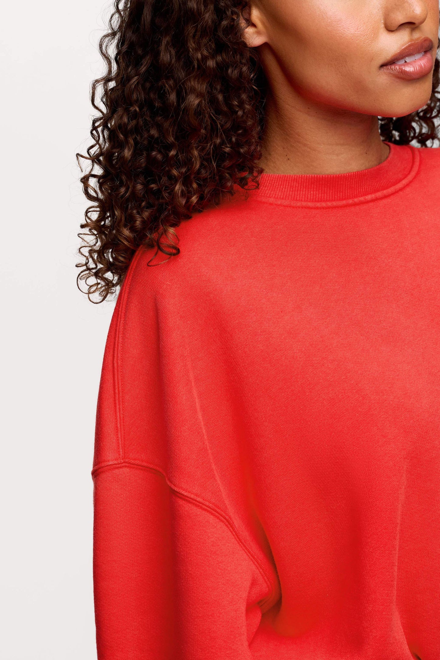 Vintage Fleece Cinch Waist Sweatshirt | Hibiscus