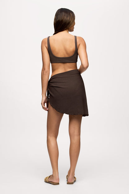 Swim Sarong | Crispy Espresso