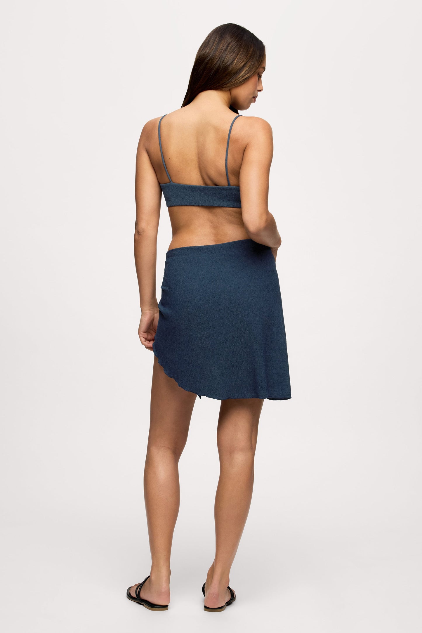 Swim Sarong | Crispy Navy