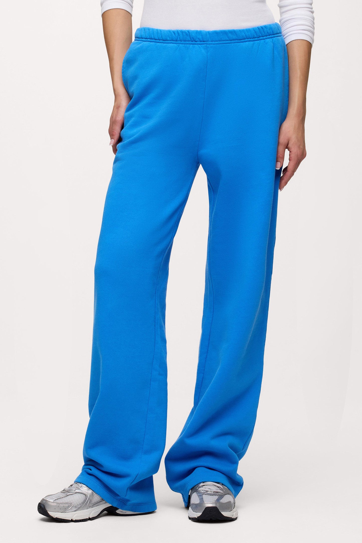 Core Fleece Wide Leg Sweatpant | Cobalt
