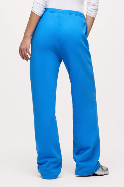 Core Fleece Wide Leg Sweatpant | Cobalt