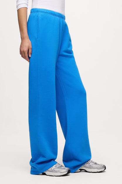 Core Fleece Wide Leg Sweatpant | Cobalt