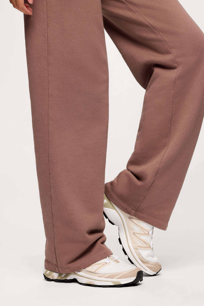 Core Fleece Wide Leg Sweatpant | Cocoa
