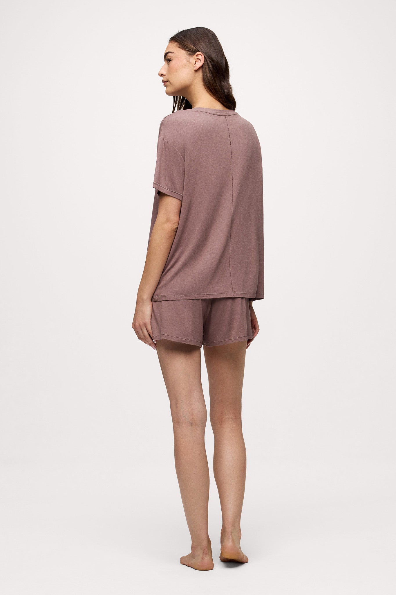 V-Neck Pajama Tee | Cocoa