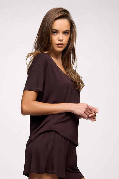 Pajama Short | Espresso