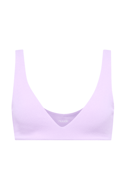 Plunge Bikini Top | Crispy Orchid