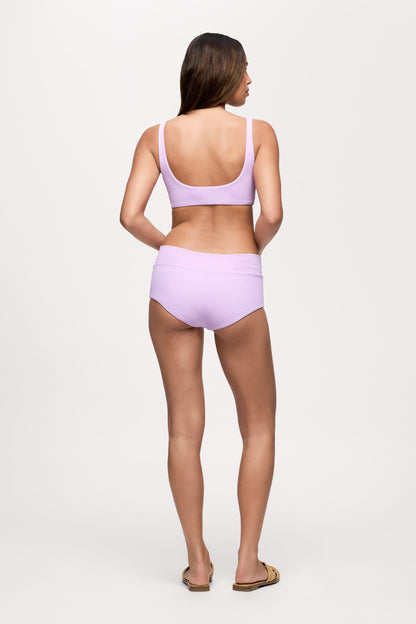 Plunge Bikini Top | Crispy Orchid