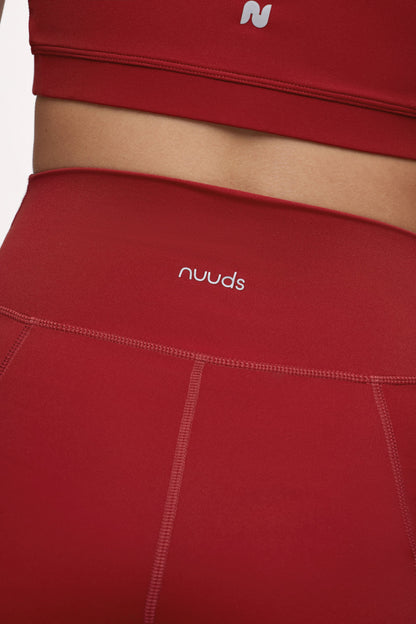 Motion Legging with Pocket | Scarlet
