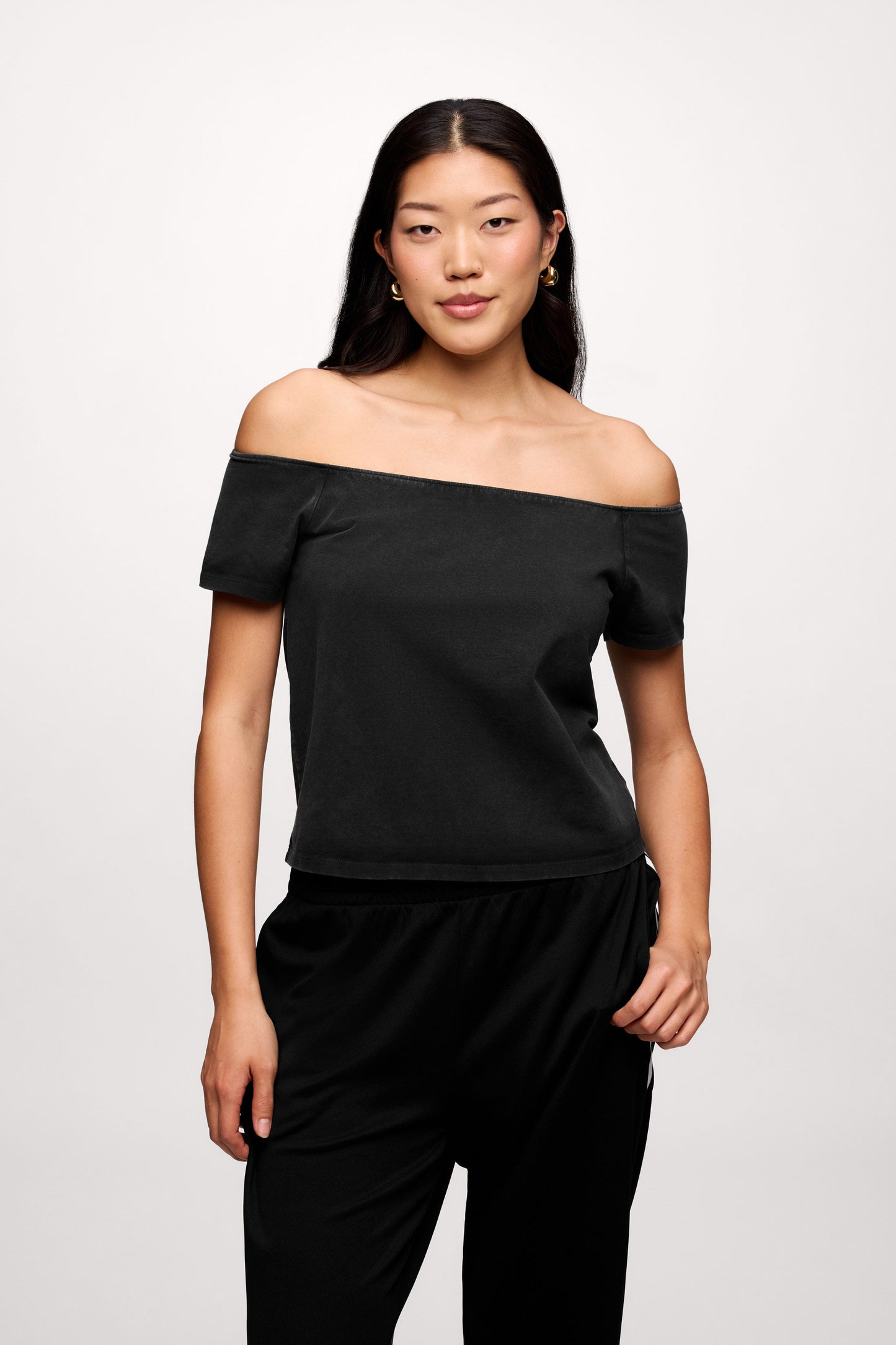 Ease Tee | Washed Black