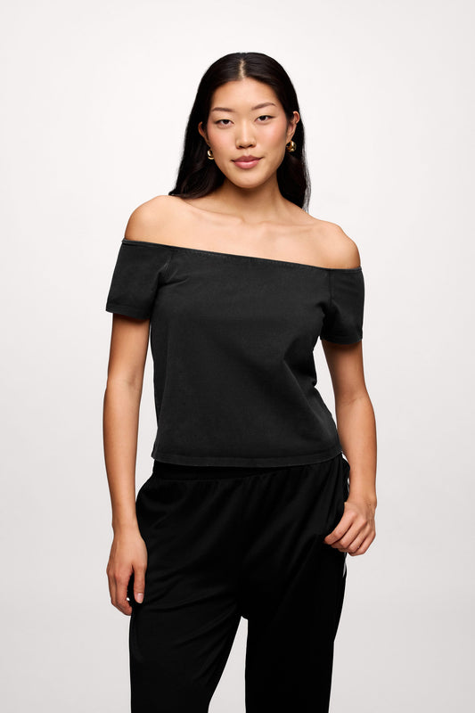 Ease Tee | Washed Black