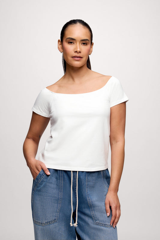 Ease Tee | White