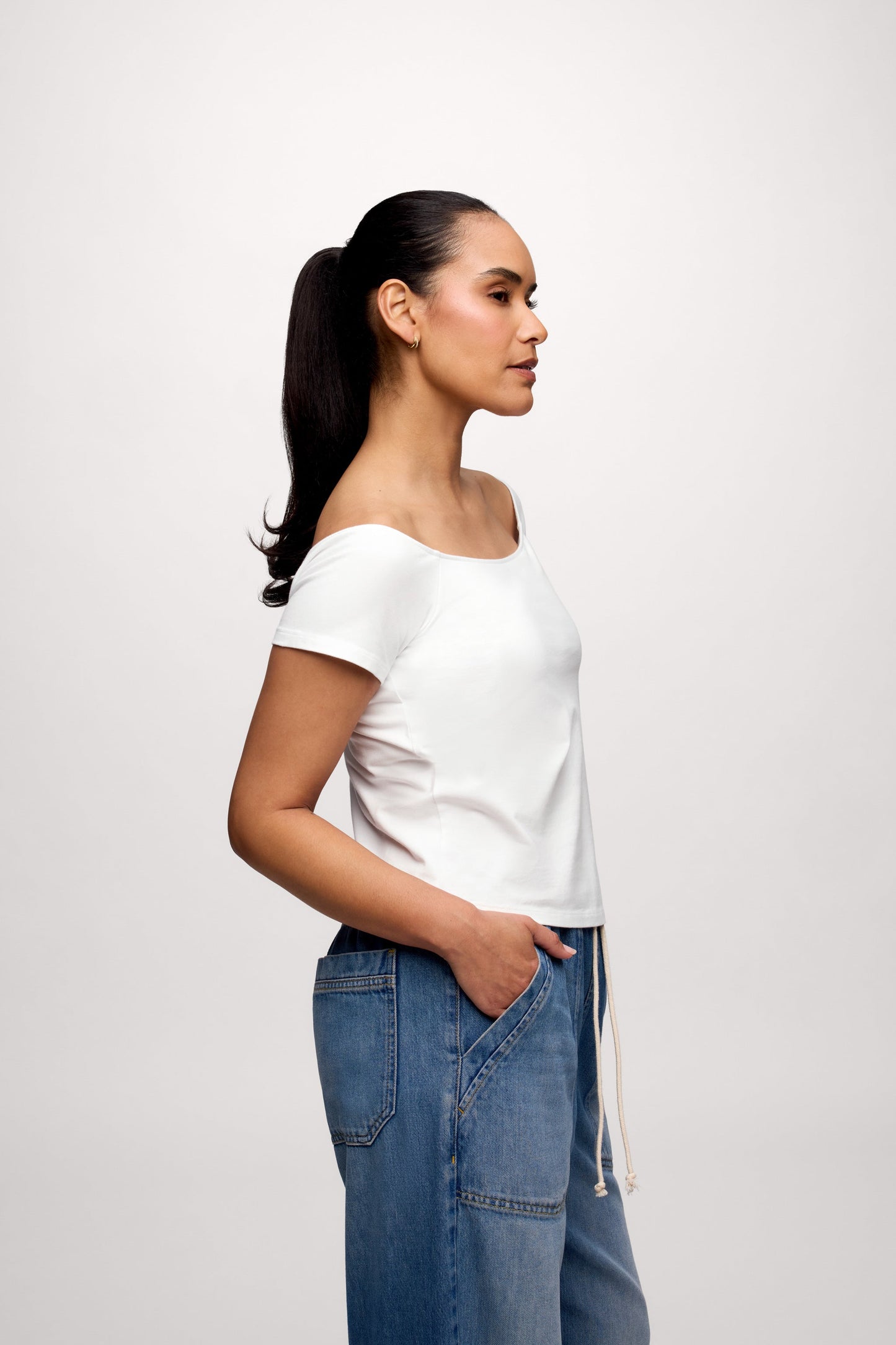 Ease Tee | White