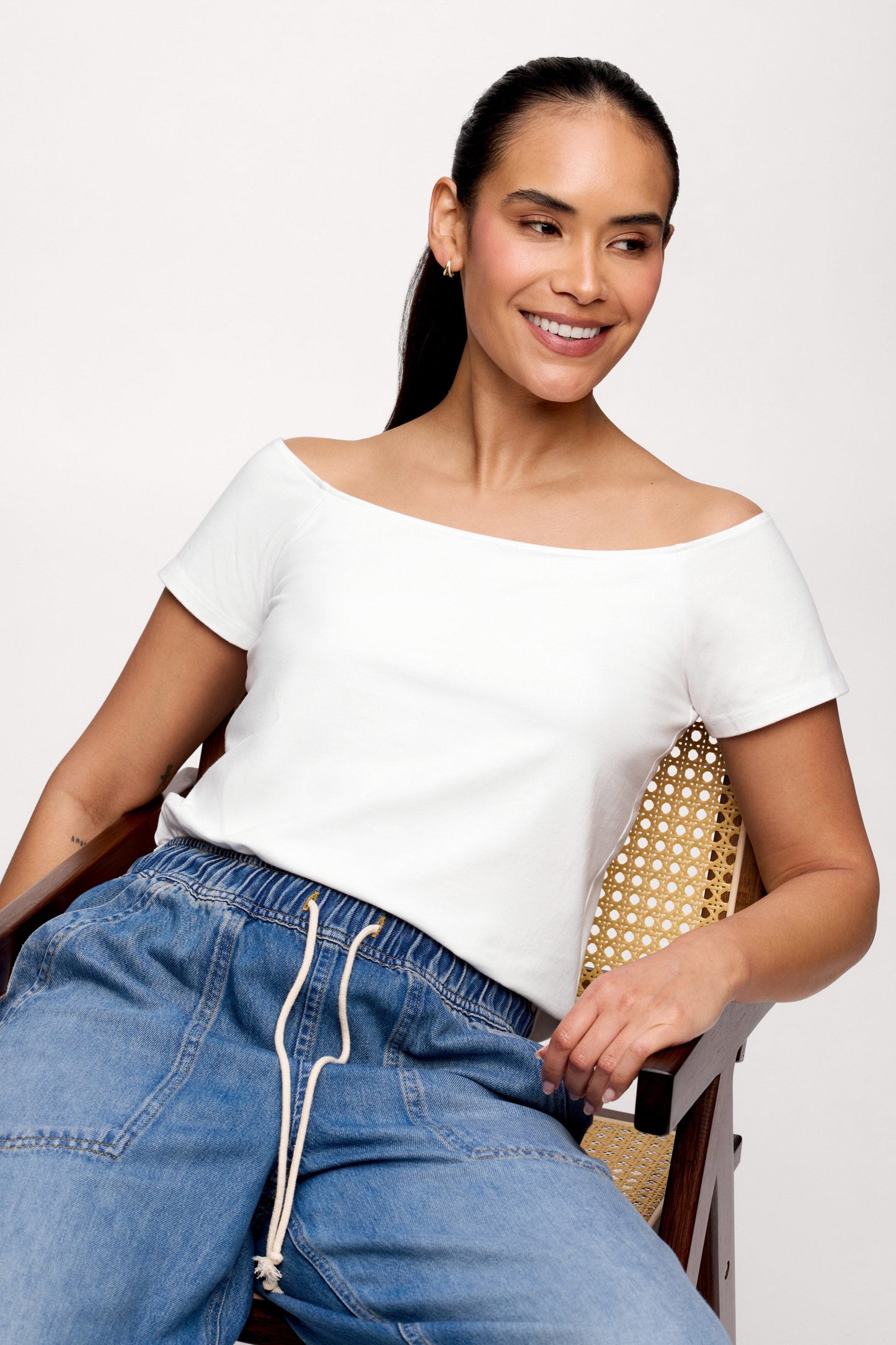 Ease Tee | White