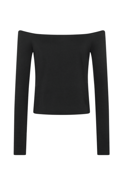 Ease Long Sleeve Top | Black