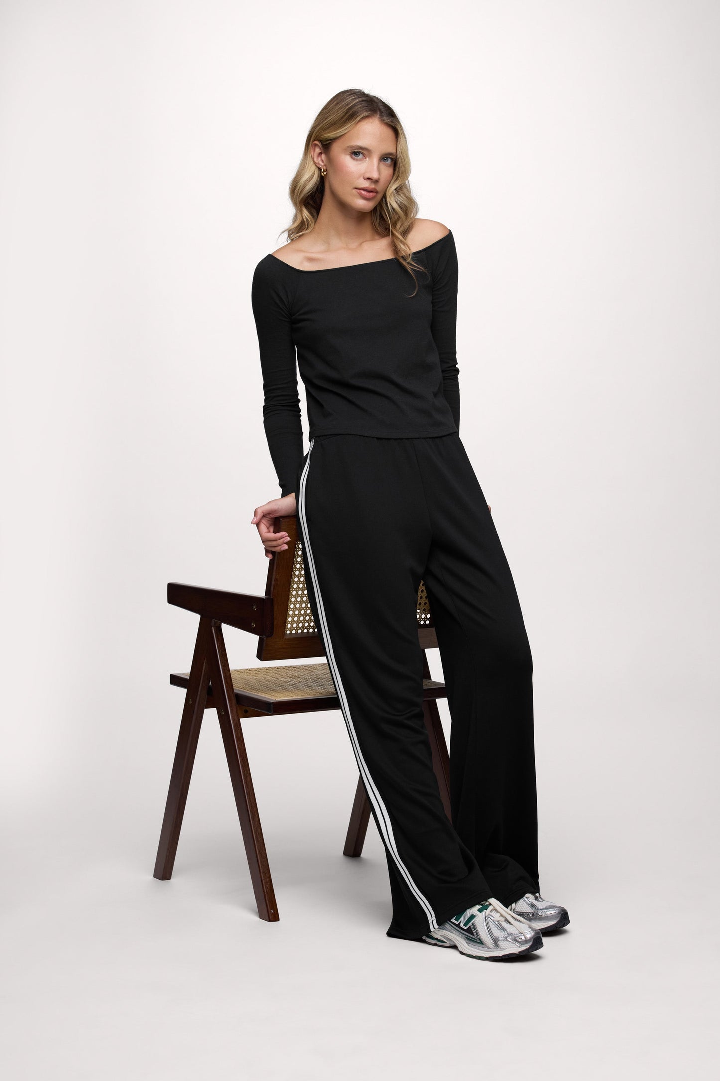 Ease Long Sleeve Top | Black