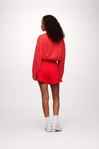 French Terry Short | Hibiscus