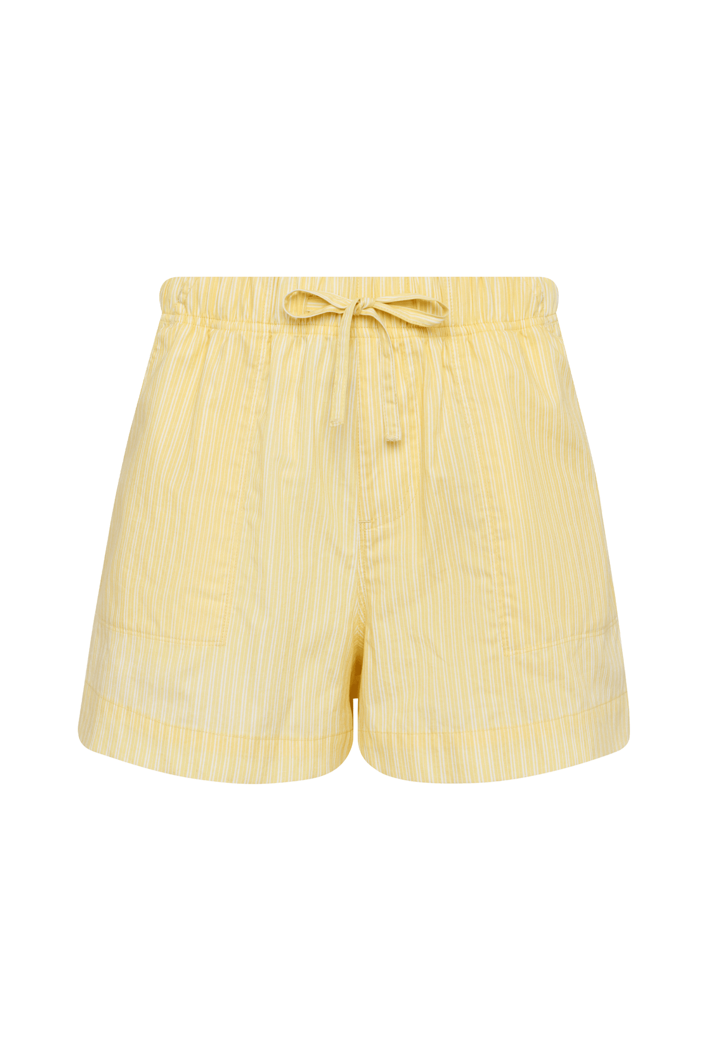 Poplin Short | Lemon Stripe