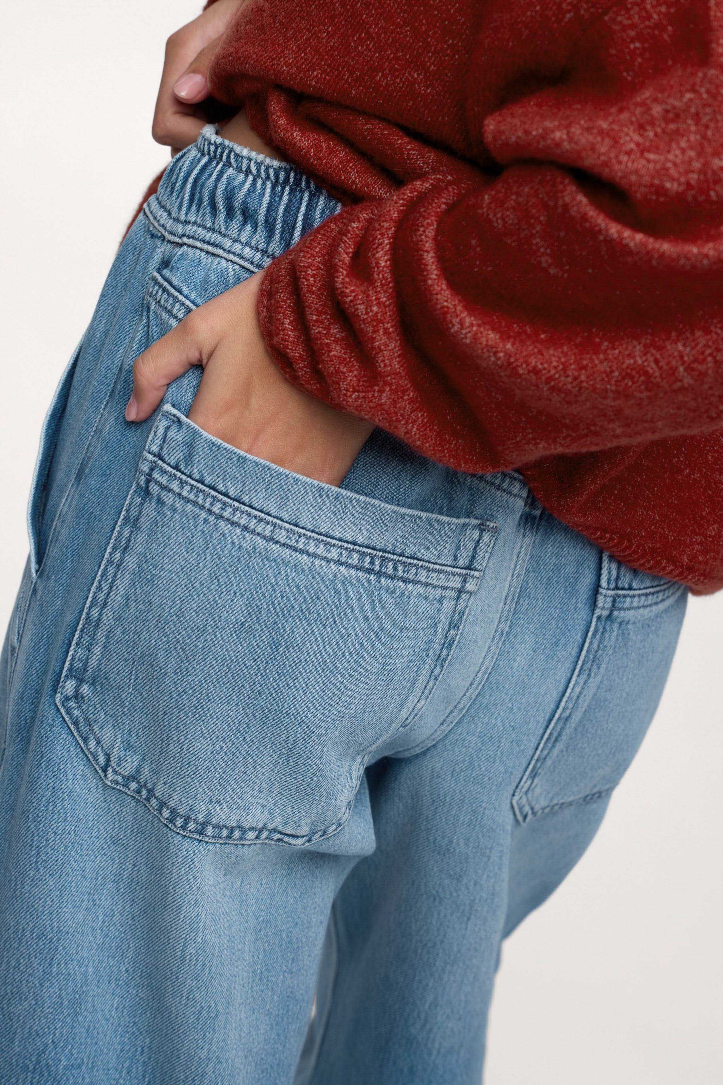 Pull-On Denim Pant | Athens