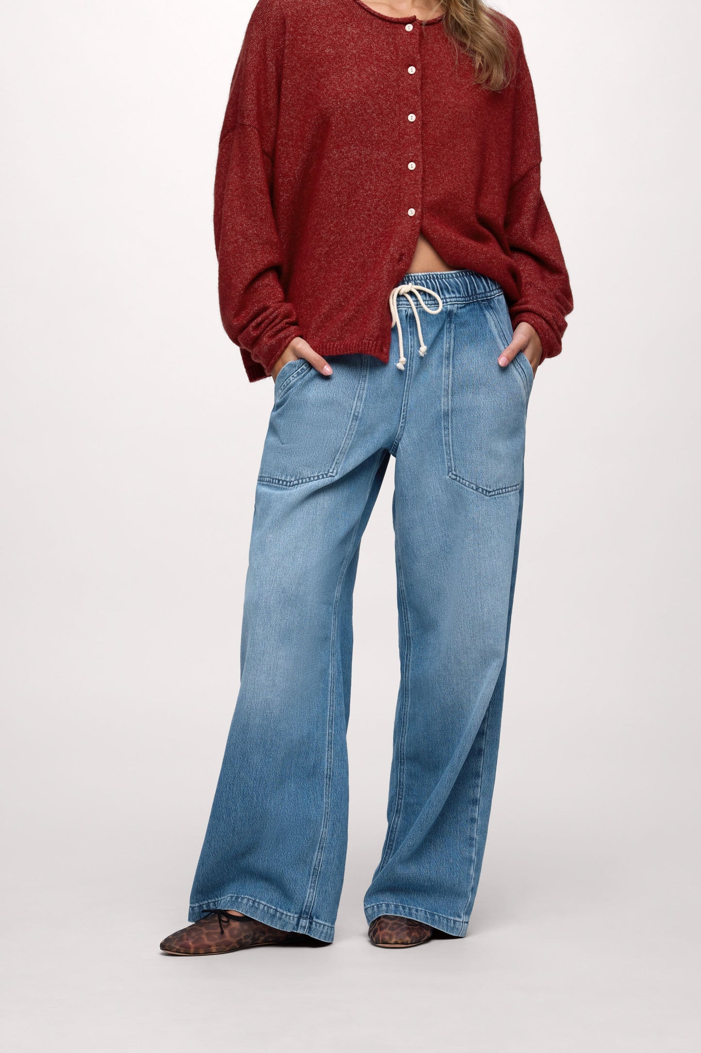 Pull-On Denim Pant | Athens