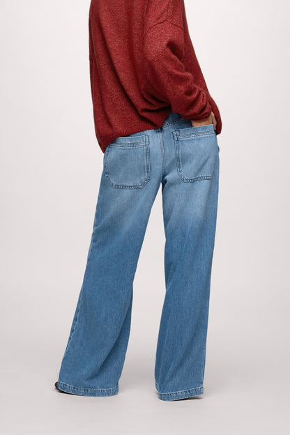 Pull-On Denim Pant | Athens