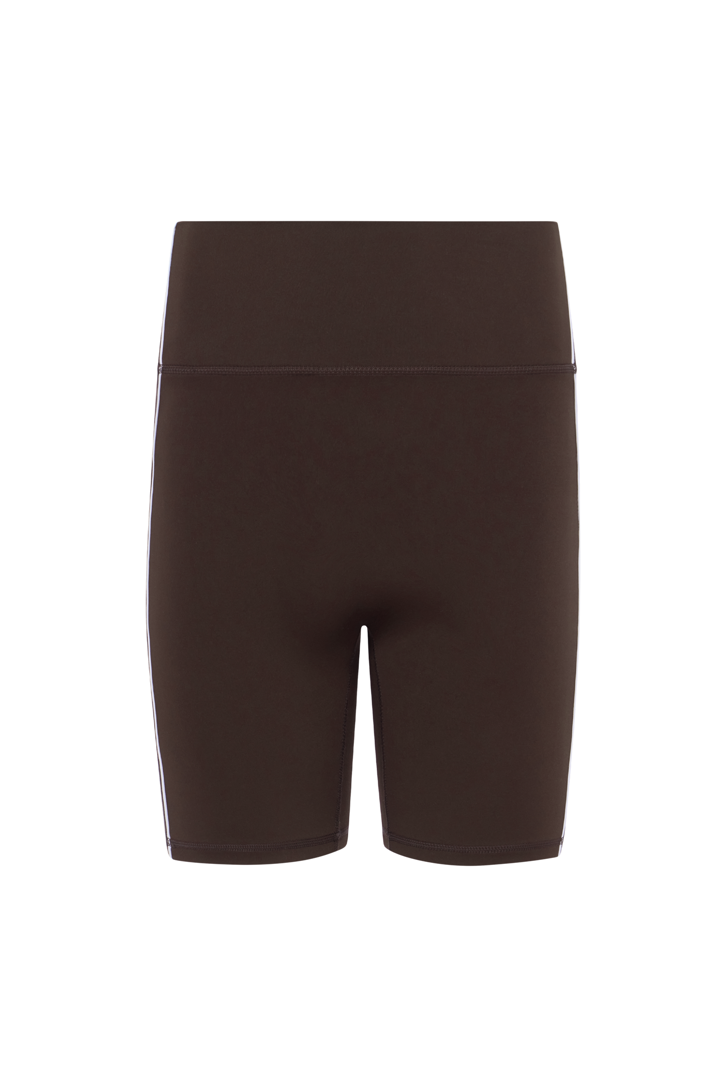 Motion Piped Biker Short with Pocket | Espresso