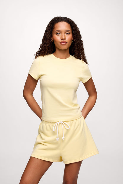 Shrunken Tee | Lemon
