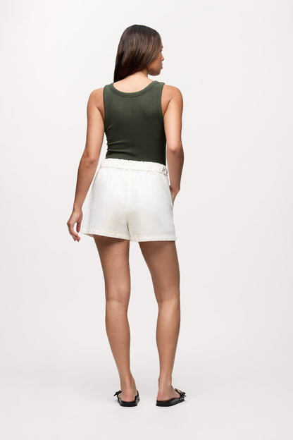 Slinky Rib Tank | Darkest Olive