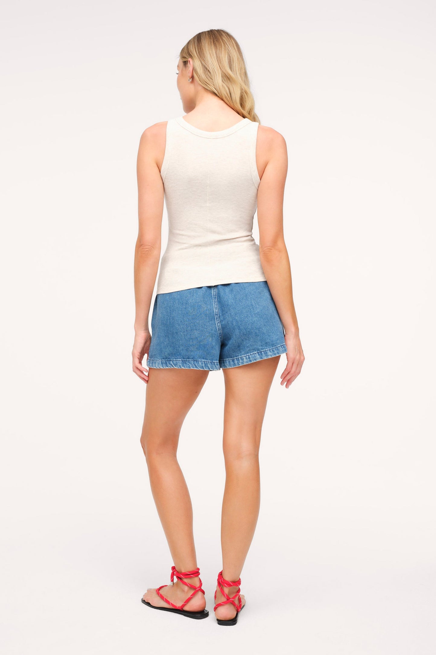Slinky Rib Tank | Heather Fog