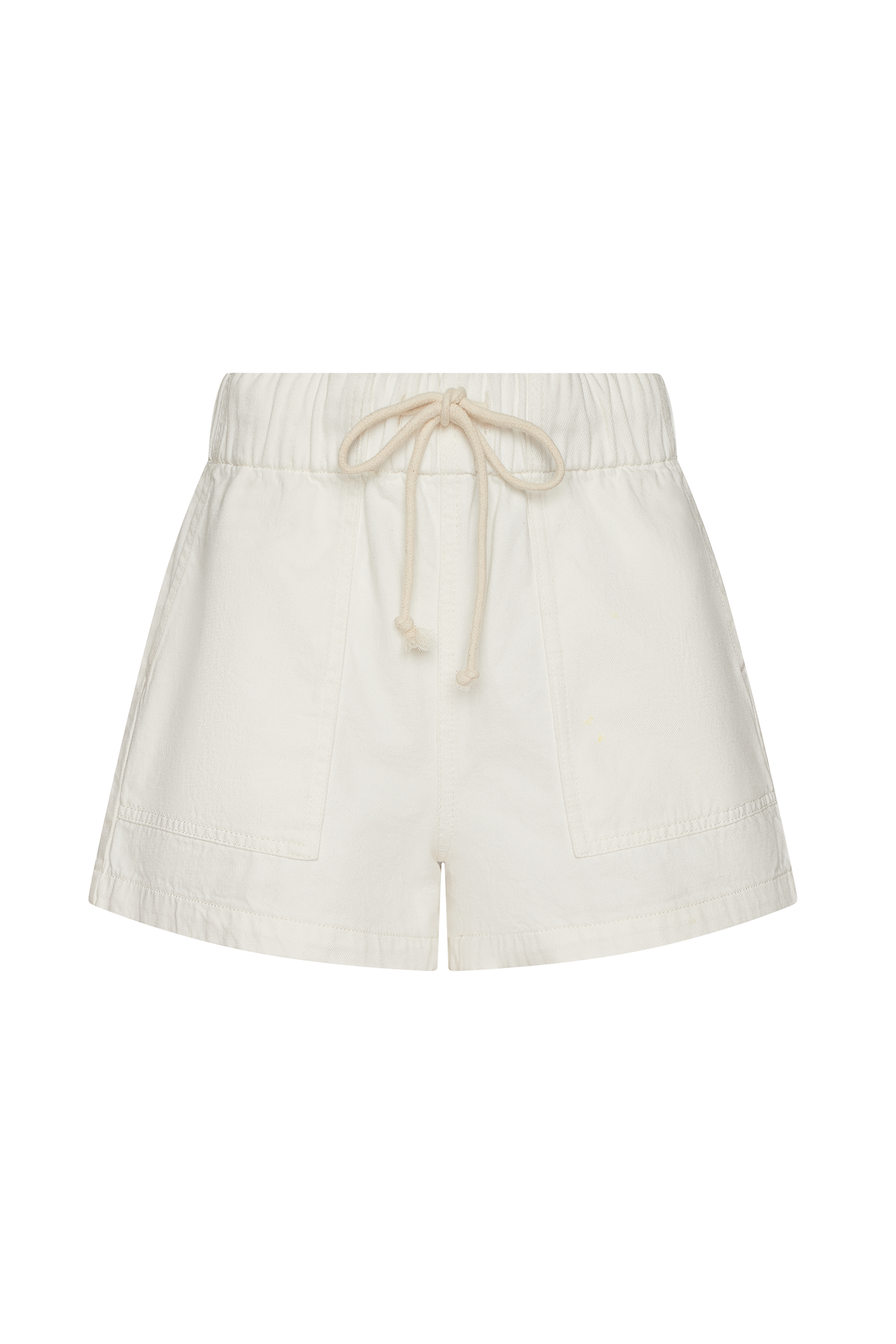 Pull-On Denim Short | Linen