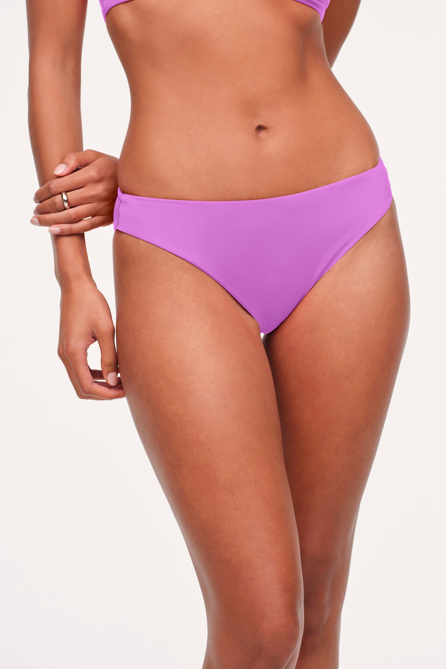 Low Waist Bikini Bottom | Smooth Wisteria