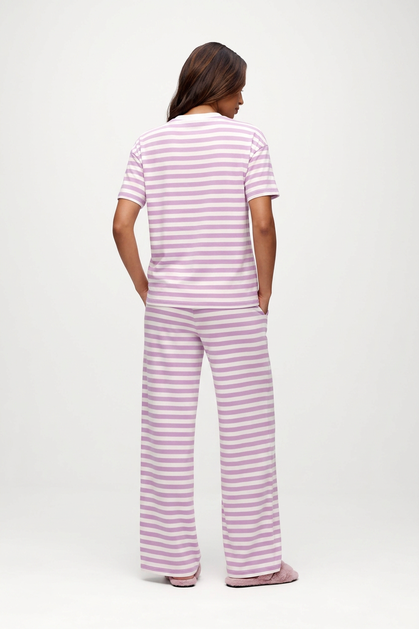 Seaside Short Sleeve | Orchid Stripe
