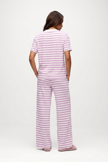Seaside Short Sleeve | Orchid Stripe