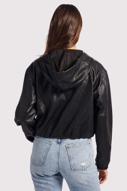 Vegan Leather Jacket | Black