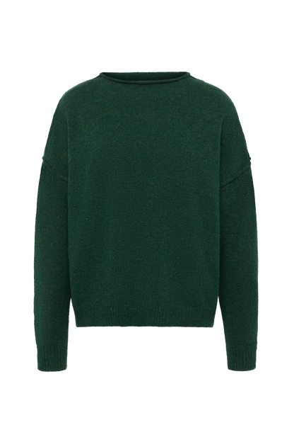 Cozy Knit Mockneck Sweater | Hunter