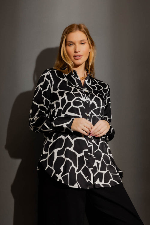 Black Silky Asana Shirt
