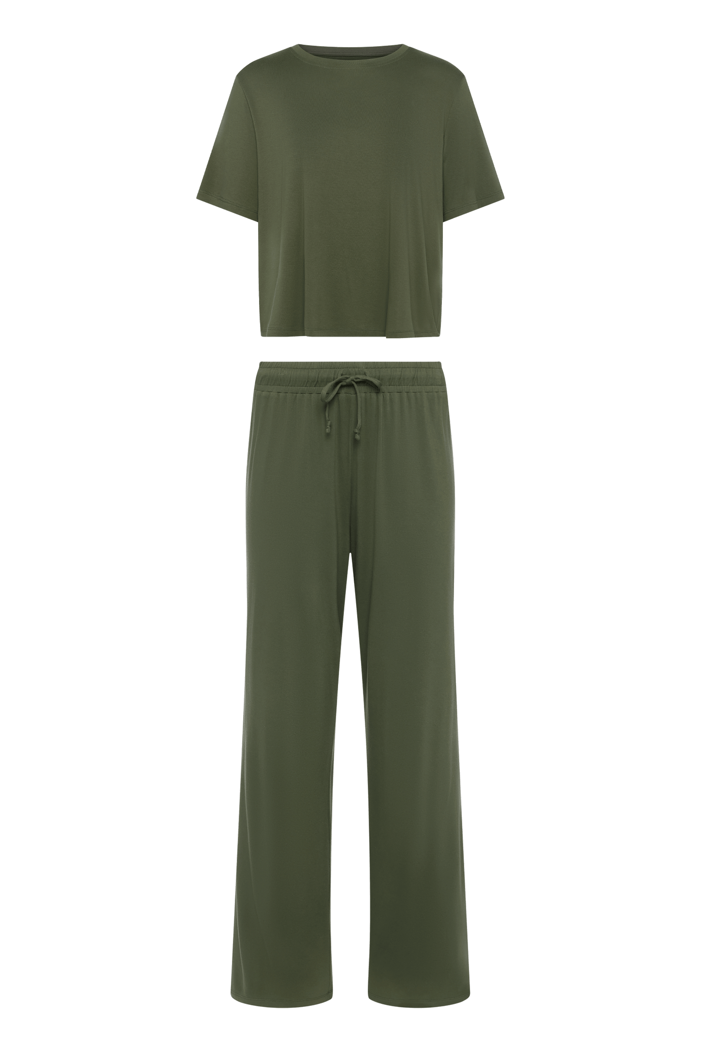 Pajama Set | Darkest Olive