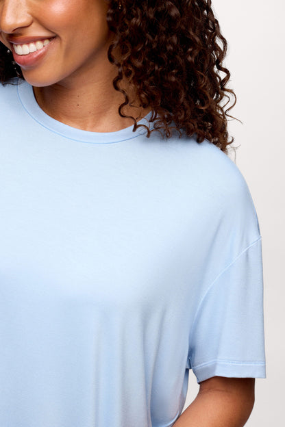 Boyfriend Pajama Tee | Sky