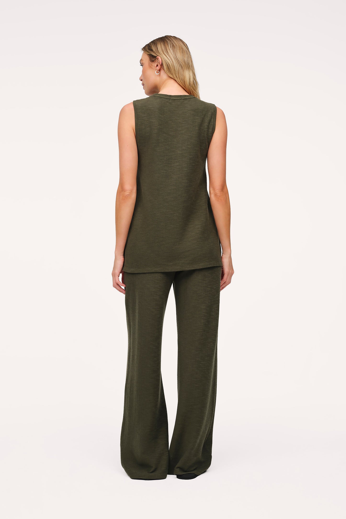 Resort Pant Set | Darkest Olive